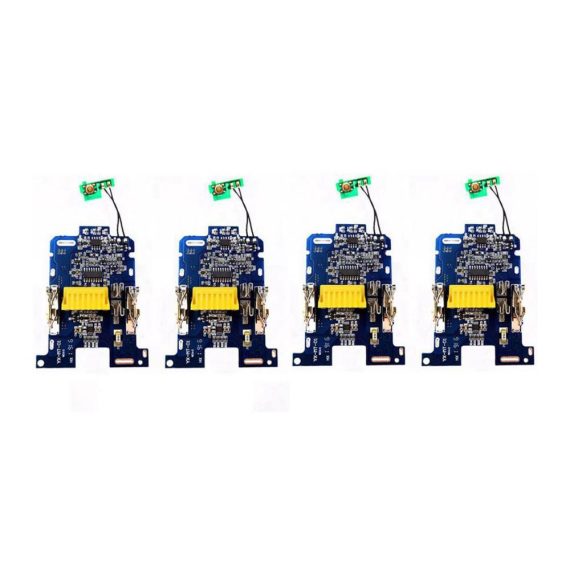 Makita 18V Werkzeugakkus - 4er Pack BL1830 Li-Ion Batterien mit BMS PCB Ladeschutz für Elektrowerkzeuge BL1815 BL1860 LXT400 Bl1850