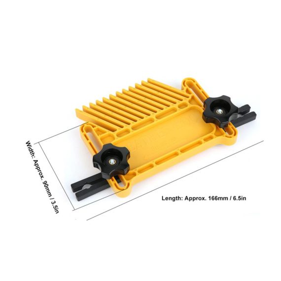 Bandsägen-Zubehör 2-teiliges Federbrett-Set für Holzbearbeitung Frästische Sägen – Vielseitiges Design Tischlerhilfe & Handwerkzeug-Kit in Gelb