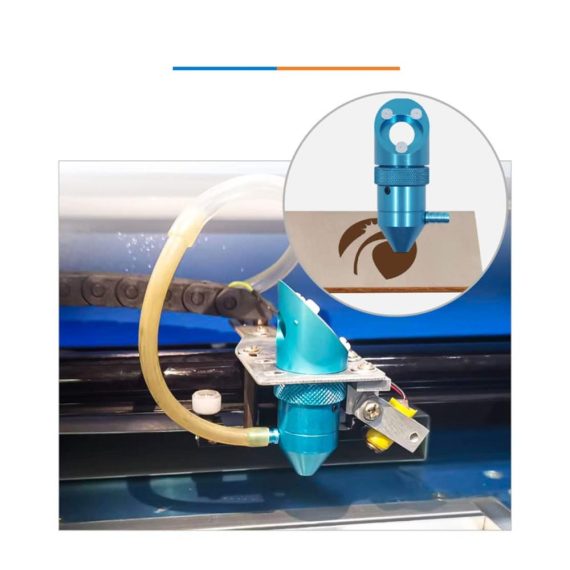 CO2 Lasergravur-Set für K40 Laserschneider | Gravurwerkzeug mit Luftunterstützung | Laserkopf für präzise Ergebnisse | Durchmesser 12/18 mm | Fl50 8 mm | Fl25 4 mm | Spiegel 20 mm | Optimiertes Zubehör für professionelle Lasergravur
