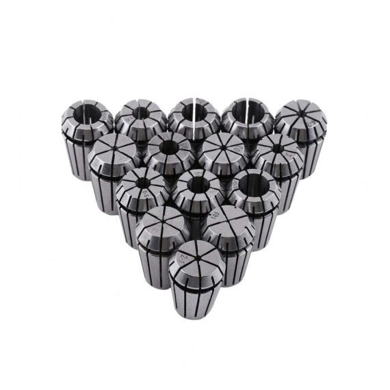 ER20 Präzisions-Spannzangen-Set (15-teilig) für CNC-Graviermaschinen und Fräsdrehwerkzeuge - Spannbereich 1–13 mm