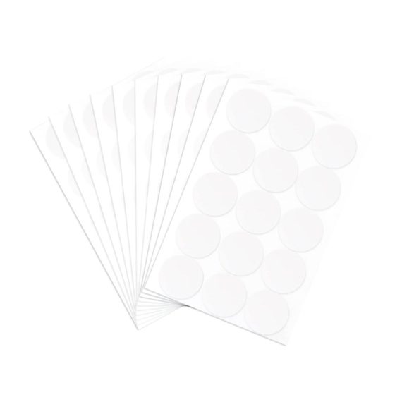150 Stück 40mm Schraubenkappen | Selbstklebende Abdeckungen für Möbel | Weiß