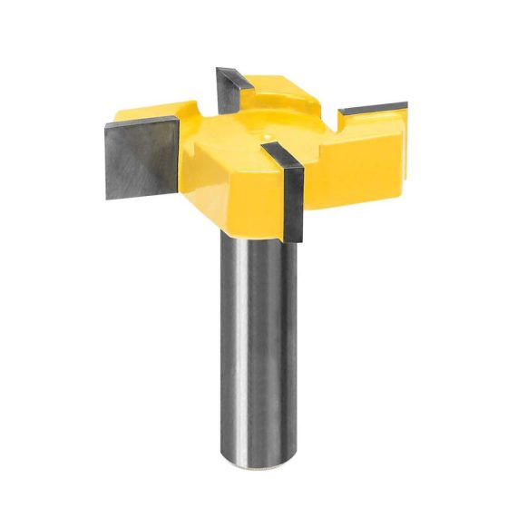 1/2 Zoll CNC-Spoilboard-Oberfräsen-Bits für Kantenbearbeitung & Aushöhlung - Holzbearbeitungswerkzeug für präzises Abflachen und Hobeln