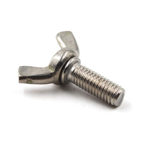 Flügelschrauben-Set aus hochwertigem 304 Edelstahl M6 x 20 30 Stück – Handdrehschrauben und Schmetterlingsschrauben für vielseitige Anwendungen
