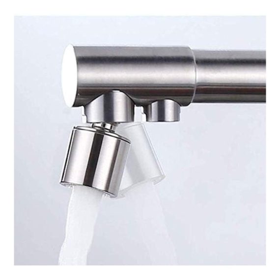 Brushed Nickel Kitchen Faucet with Purified Water Spout - Two-Handle Mixer Faucet for Kitchen Taps Hot Cold Deck Mounted Two Modes