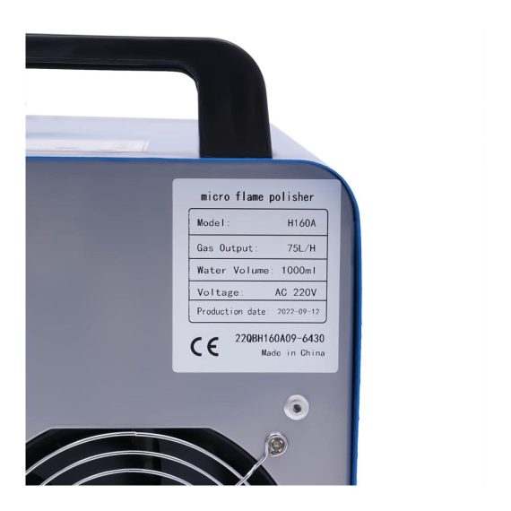 Hochleistungs-Poliermaschine mit 75L Sauerstoff-Wasserstoff HHO Gasflammengenerator Acryl-Polierflamme 300W Hochtemperatur-Flammenheizpistole – Professionelle Poliermaschine für effizientes Arbeiten und glänzende Ergebnisse