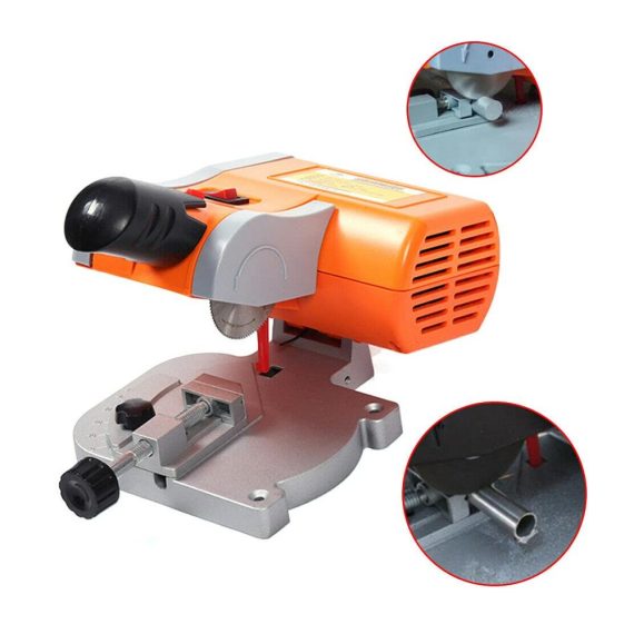 Kapp- & Gehrungssägen Handsäge - Vielseitige Mini Schneidemaschine für Metall Holz Stein Glas - Präzise Schnitte von 0° bis 45° - 7800 U/min Multi-Winkel Schneidewerkzeug
