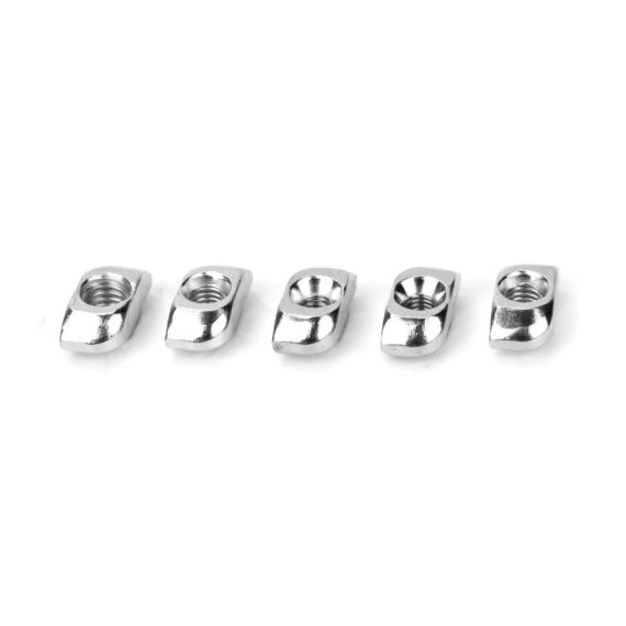 120 Stück T-Nut-Schiebemuttern Set für 3030 Aluminiumprofile | M4 M5 M6 T-Nut-Muttern – Hardware-Befestigungselemente