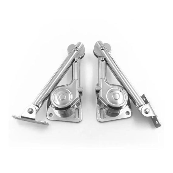 Absenkautomatik Küchenschrank-Scharniere (2 Stück) - Hydraulische Möbel-Scharniere für Schränke Möbel Lift Up Klappe mit Unterstützung - Möbel-Hardware mit Soft-Close-Funktion