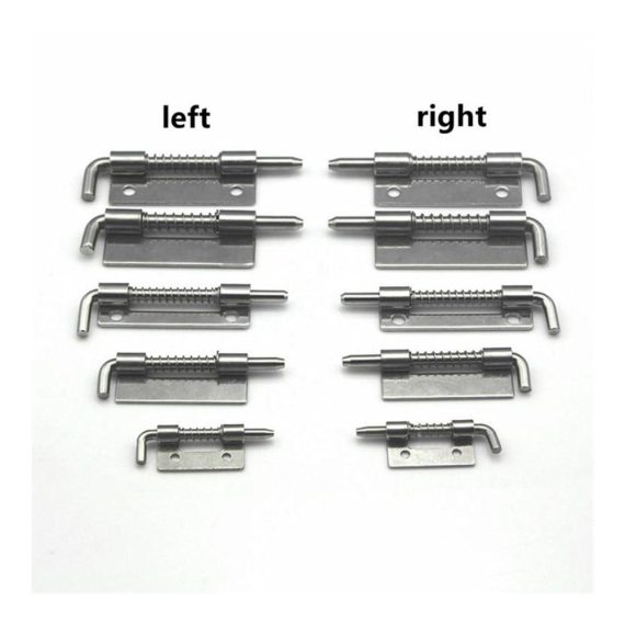 Edelstahl-Federriegel-Scharnier Sicherheitsverriegelung für Schweißverteiler-Schrank-Hardware (304 industriell 10 Stück ohne Loch