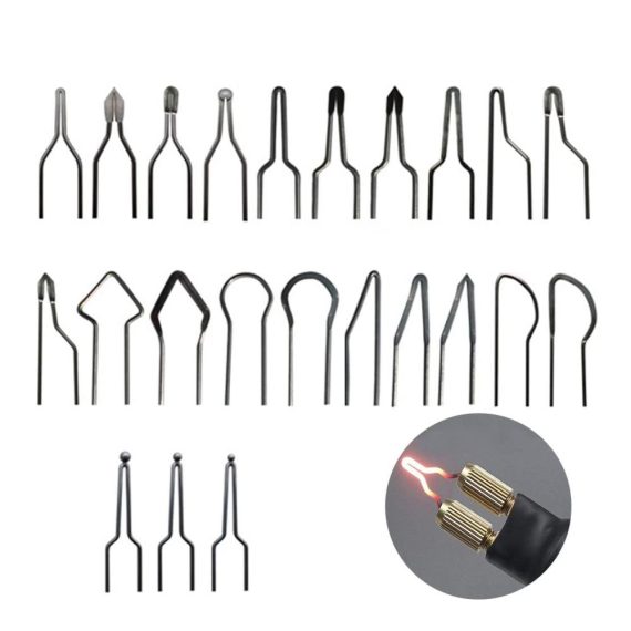30-50W Brandmalmaschine - Professionelles Lötkolben Set mit 23 Pyrographie Spitzen aus Legierung für präzise Brandmalerei und kreative Projekte
