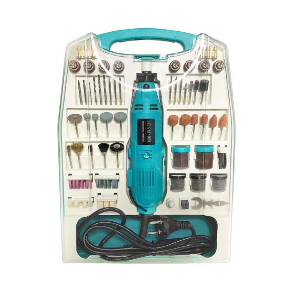 226-tlg Mini Winkelschleifer Set mit Zubehör - Vielseitiges Multifunktionswerkzeug für präzises Schleifen Schneiden und Polieren - Inklusive Koffer für einfache Aufbewahrung und Transport - Ideal für Handwerker und Heimwerker