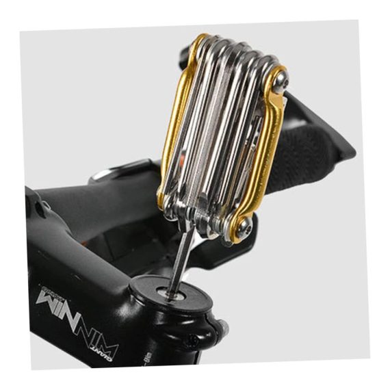 Fahrradreparaturwerkzeug-Set 2-teilig Multifunktionaler Werkzeugbeutel mit 11-in-1 Heimtrainer-Fahrrad-Tools Rennrad-Reparaturkit inklusive t25 Schlüssel