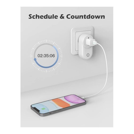 1er Pack Smart & Ferngesteuerte Stecker Intelligenter Smart Plug für einfache IT-Steuerung