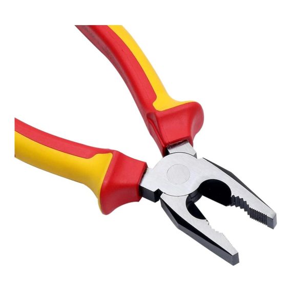 Isolierte Linesman-Zange 152 cm | VDE 1000V Kombizange mit rutschfesten Griffen | HRC 58-63 Backenhärte | Elektriker Seitenschneider für präzise Arbeiten