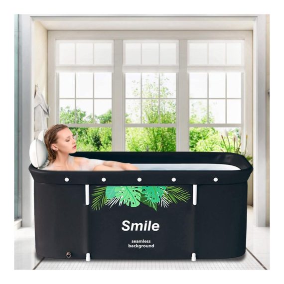 Faltbare Badewanne ohne Belüftung für entspannende Badeerlebnisse – Kinder-Wasserbadewanne mit Isolierbezug für Hotels & Ferienwohnungen