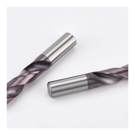 Hochpräzises Vollhartmetall-Bohrer-Set für Hartmetall-Edelstahl-Werkzeuge - 1 STÜCK 2 mm-22 mm x 100 mm OAL Spiralflöte-Spiralbohrer