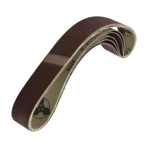 Schleifbänder 5er Set 533x30mm Aluminiumoxid Körnung 400/600/800/1000 – Bandschleifer Zubehör für präzises Schleifen in Elektrowerkzeugen