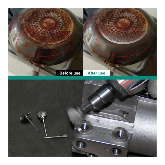 Drahtbürsten Set 90-teilig für Bohrmaschine - Topfbürste mit 3mm-Schaft Edelstahl Pinselbürste für Polieren Schleifen und Reinigen