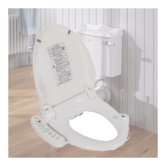 Elektrischer Smart WC-Sitz mit Beheizung Duschfunktion & automatischer Reinigung | Einstellbare Temperatur Massage & Intelligente Düsen-Deodorierung