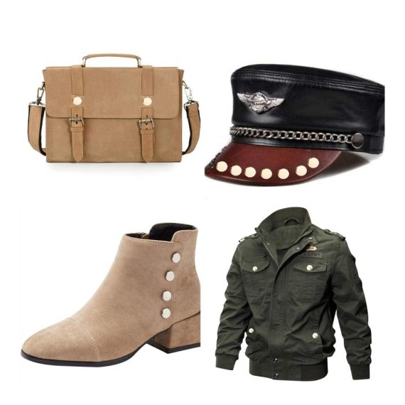 Set aus 120 Messing Chicago Schrauben - Verbindungsschrauben für Lederhandwerk Gürtel Brieftaschen und Buchbinderei - 4 Größen Nagelnieten Schraubenpfosten mit Chicago Knöpfen für metallische Dekoration