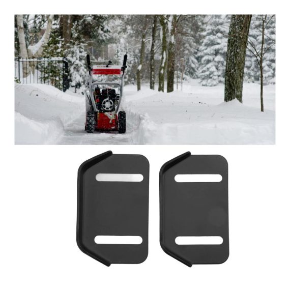 Schneefräsen-Gleitschuhe Set für MTD 784-5580 – 2 Stück Höhenverstellbare Gleitplatten Ersatz-Kit mit Hardware für Schneefräse-Werfer