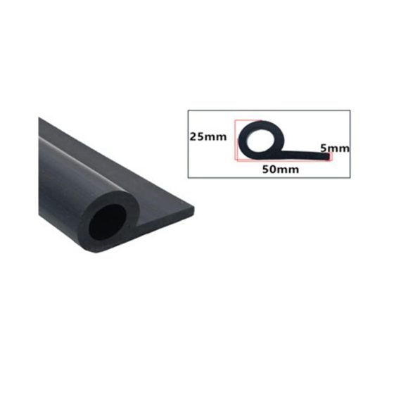 Silikon Fensterdichtungen P-Typ - Hochtemperatur-Dichtungsofen für Türfenster 1M Gummi-Dichtungsleiste Weatherstrip in Schwarz/Weiß/Rot