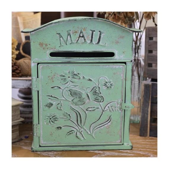 Europäischer Vintage Briefkasten - Rostgeschützter Galvanisierter Stahl für Draußen