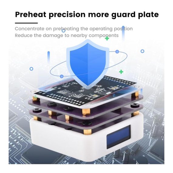 Lötstation 65W - OLED-Display Mini-Smart-Thermostat PCB-SMD-Vorwärmung - Elektronikreparatur und DIY-Labor