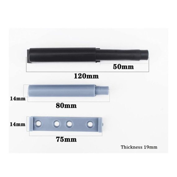 3er Set Möbel Magnetische Push-to-Open Schließsysteme - Drucktüröffner für Schränke Schubladen & Türen