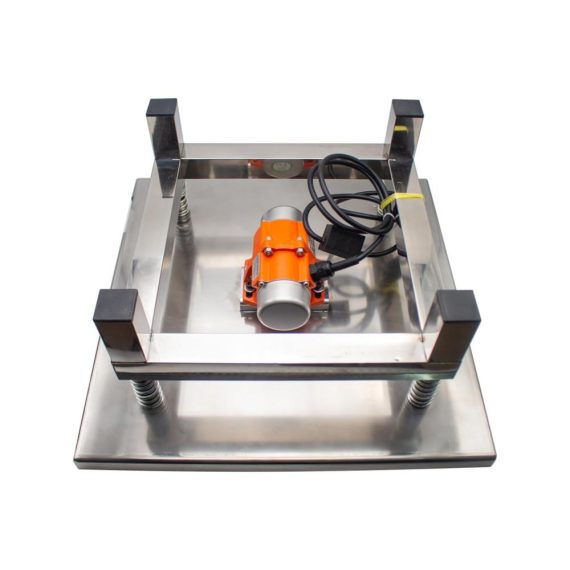 Edelstahl Rührwerke Beton-Rütteltisch – Mini-Vibrationsplattform (50x50 cm) für Block-Vibrationstischprüfungen