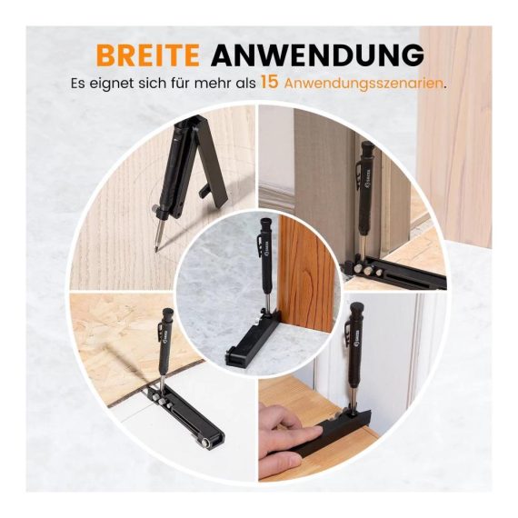 Multifunktionale Reißnadeln Saker Baustift-Set für DIY Holzbearbeitung Zimmermannsbleistift mit Tieflochstift