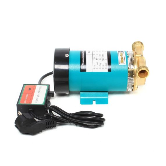 Wärmepumpen 120W Umwälzpumpe - Effiziente 25L/min Druckhöhungspumpe 19mm Ausgang Heißwasserpumpe für Hauswasserwerk Dusche und Garten - Automatischer Booster für optimalen Wasserfluss