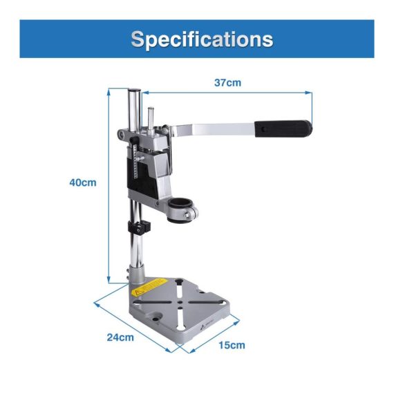 Bohrmaschinenständer mit Tischklemme - Verstellbarer Drill Stand für präzises Bohren und Reparaturen