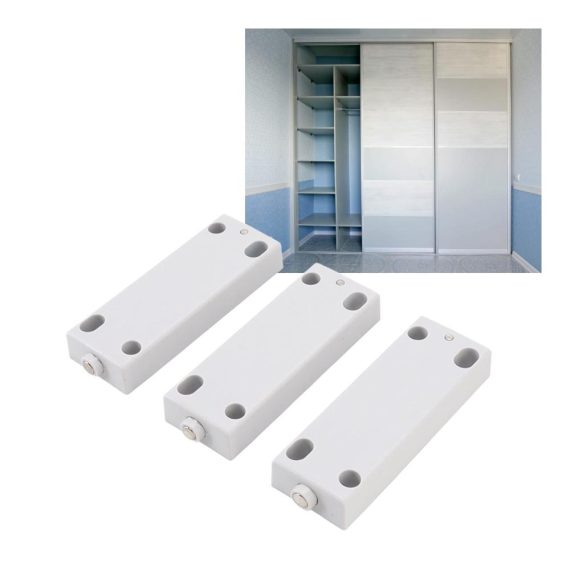 Magnetische Push-to-Open Druckriegel für Schränke – 3 Stück Verstellbare Schubladen- und Schranktürverschlüsse mit Magnet geeignet für 25 m Schranktüren