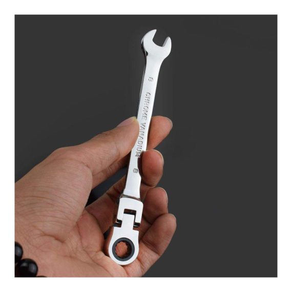 Multifunktions-Ratschenschlüssel-Set aus Chrom-Vanadium-Stahl für Auto-Reparatur und Handwerksprojekte