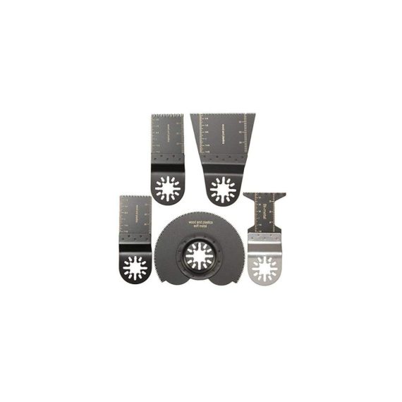 Multifunktionales Oszillierwerkzeug-Zubehör-Set 5 Hochleistungs-Sägeblätter für Parkside Workzone Einhell Challenge AEG Multitool