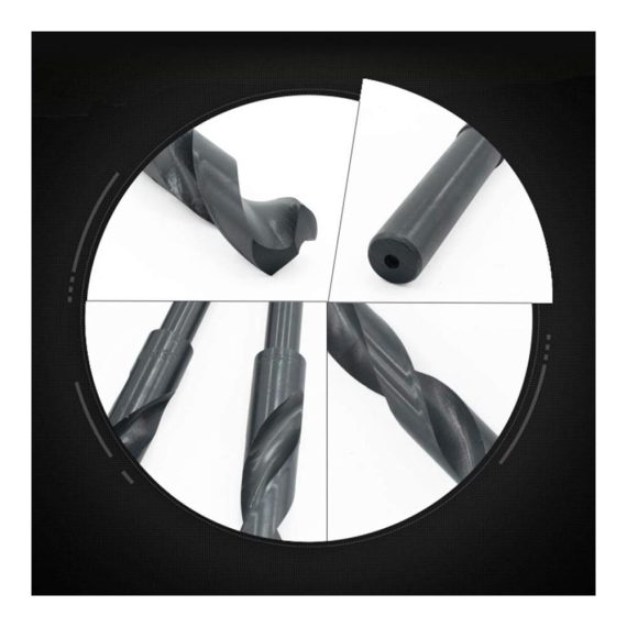 Hartmetall-Spiralbohrer 165 mm - Hochleistungs Schlangenbohrer für Eisen Aluminium Kupfer Holz & Kunststoff