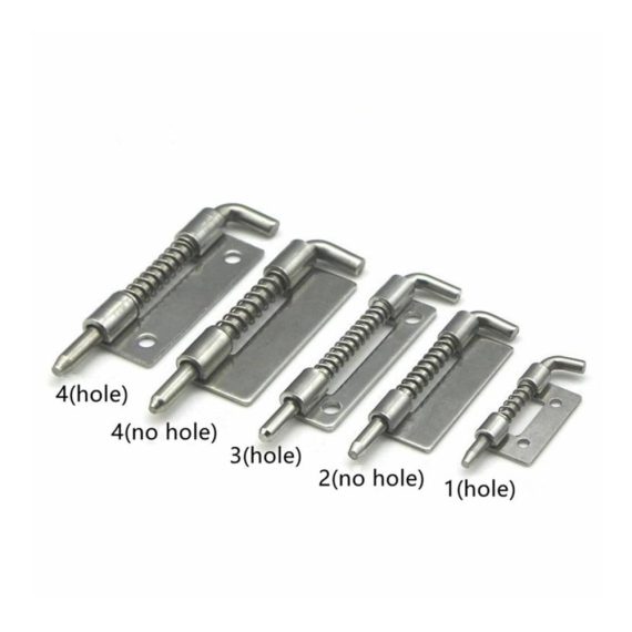 Edelstahl-Federriegel-Scharnier Sicherheitsverriegelung für Schweißverteiler-Schrank-Hardware (304 industriell 10 Stück ohne Loch