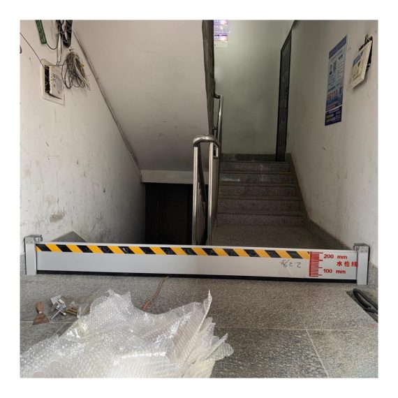 Aluminium Türdichtung & Zugluftstopper - Hochwasserschutzbarriere für Garage Einzelhandel & Zuhause - 20cm Höhe Wiederverwendbar Draußen Überschwemmungsschutz