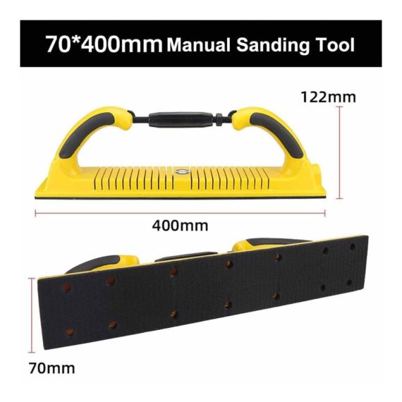 Flex Longboard Handschleifwerkzeug mit einstellbarem Radius für präzises Schleifen - Profi Schleifklotz-Set für Karosseriearbeit