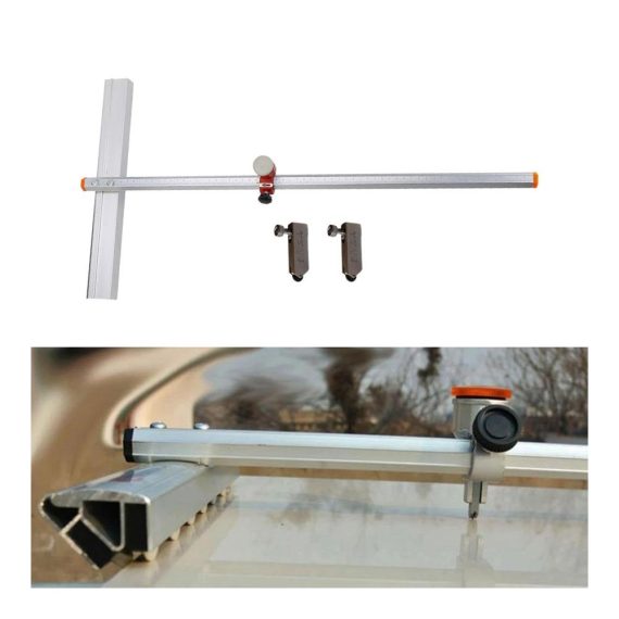 T-förmiger Glasschneider 63 cm – Professionelles Handwerkzeug mit Klingen für präzises Schneiden und Brechen ideal für DIY-Projekte mit Keramik. Leichtes Schneidwerkzeug für Glasarbeiten