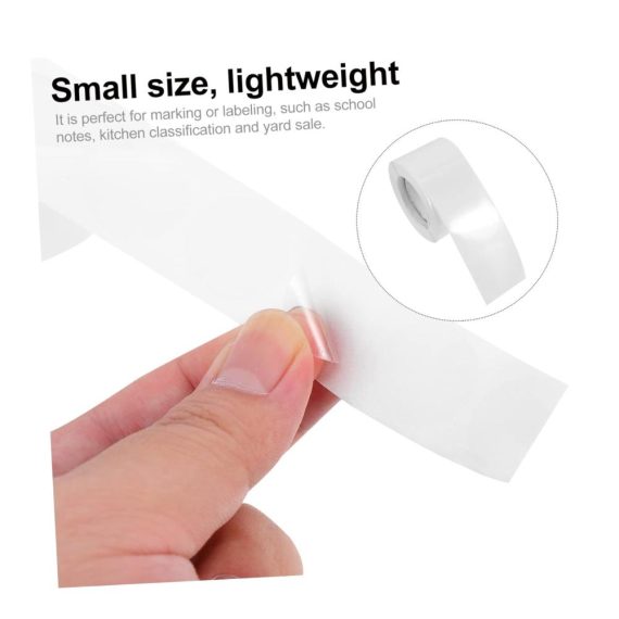 Doppelseitige Klebebänder 1000pcs Transparente Sealer Dot Tape White Circle Stickers Mail Wafer Seal Craft Round Party Favor Stickers - Premium Transparent Sticker Set für sicheres Versiegeln und Dekorieren