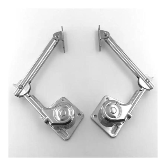 Absenkautomatik Küchenschrank-Scharniere (2 Stück) - Hydraulische Möbel-Scharniere für Schränke Möbel Lift Up Klappe mit Unterstützung - Möbel-Hardware mit Soft-Close-Funktion
