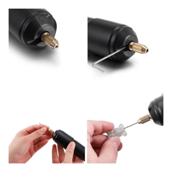 353-teiliges Bohrerset für elektrische Kunstharzbohrer Mini-Bohrer Spiralbohrer Bits und Schraubösen – Ideal für Harzgussformen DIY-Schlüsselanhänger und Bastelarbeiten