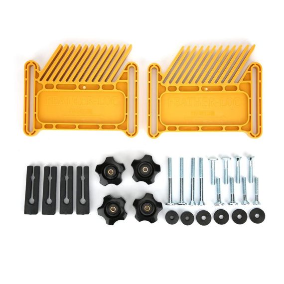 Bandsägen-Zubehör 2-teiliges Federbrett-Set für Holzbearbeitung Frästische Sägen – Vielseitiges Design Tischlerhilfe & Handwerkzeug-Kit in Gelb