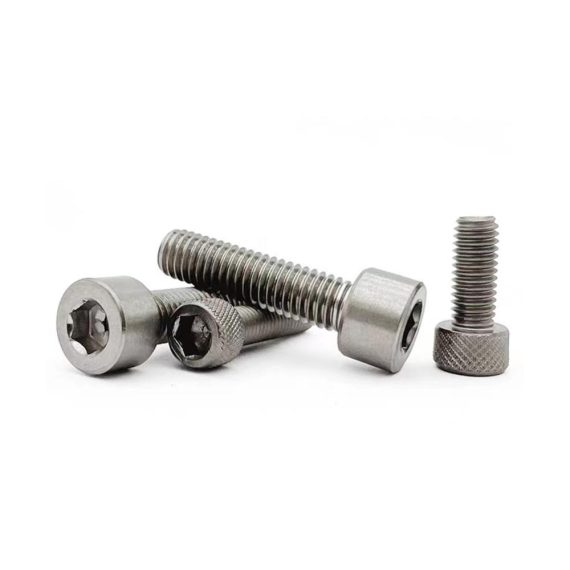 Zylinderschrauben Set M3 M4 M5 M6 M8 M10 M12 10 Stück Legierungsschrauben mit Sechskant-Innensechskantkappe nach DIN912 Gr2 TA2 Silber verschiedene Größen (M5 x 50mm