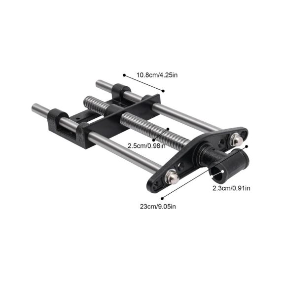 Holzschraubstock 230mm - Präziser Tischschraubstock für Holzarbeiten wie Hobeln Sägen und Stämmen - Robuste Schraubzwingen für die Werkbank in 9 Zoll - Idealer Holzschraubzwinge für die Holzbearbeitung