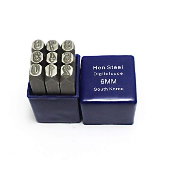 Körner & Locheisen Stempel-Set 36-teilig - Hochwertiges Zahlen und Buchstaben Prägeset aus Gehärtetem Kohlenstoffstahl (A-Z & 0-9