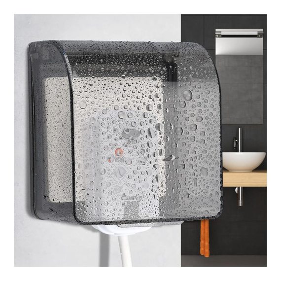 86 Typ Wasserdichte Außensteckdose - Spritzgeschützte Wandschalter-Steckdose Abdeckung für den Außenbereich 12.2×10.8×7.3 CM