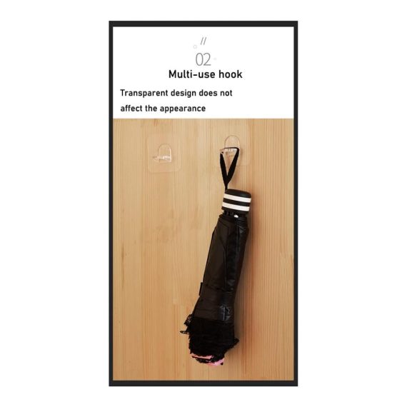 20er Pack Bademantel- & Handtuchhaken Selbstklebende Kunststoffhaken für Garderoben Schränke Küchen - Wandmontage Regalbodenstützen